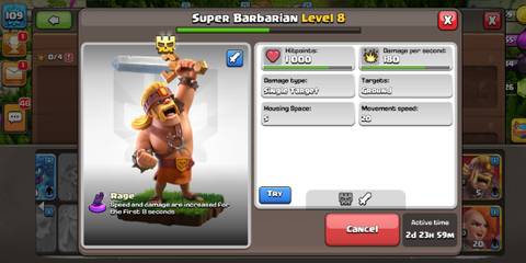 Super Barbarian - Clash of Clans