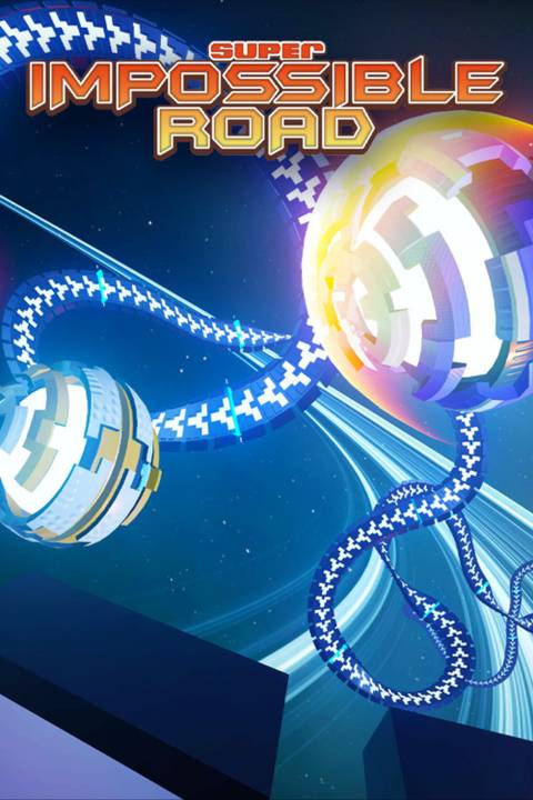 Super Impossible Road video game cover art tag