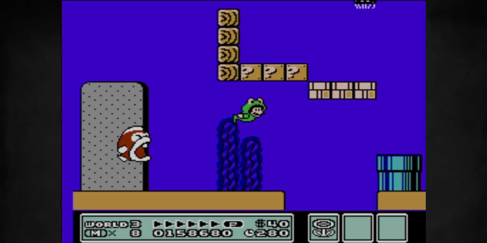 Super Mario Bros. 3 frog suit