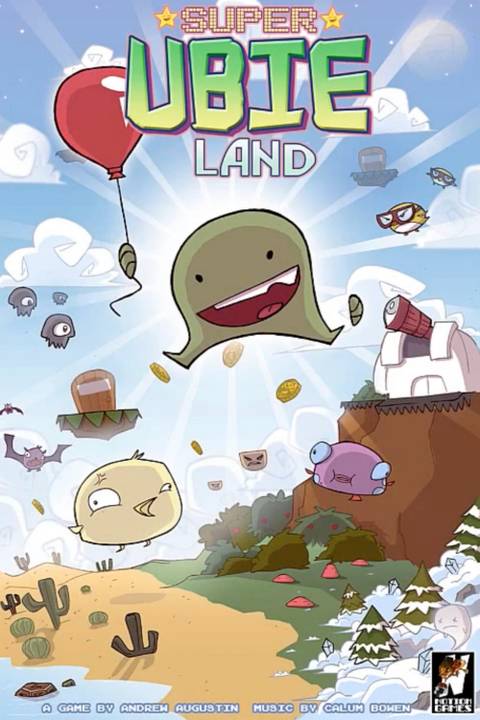 Super Ubie Land video game cover art tag