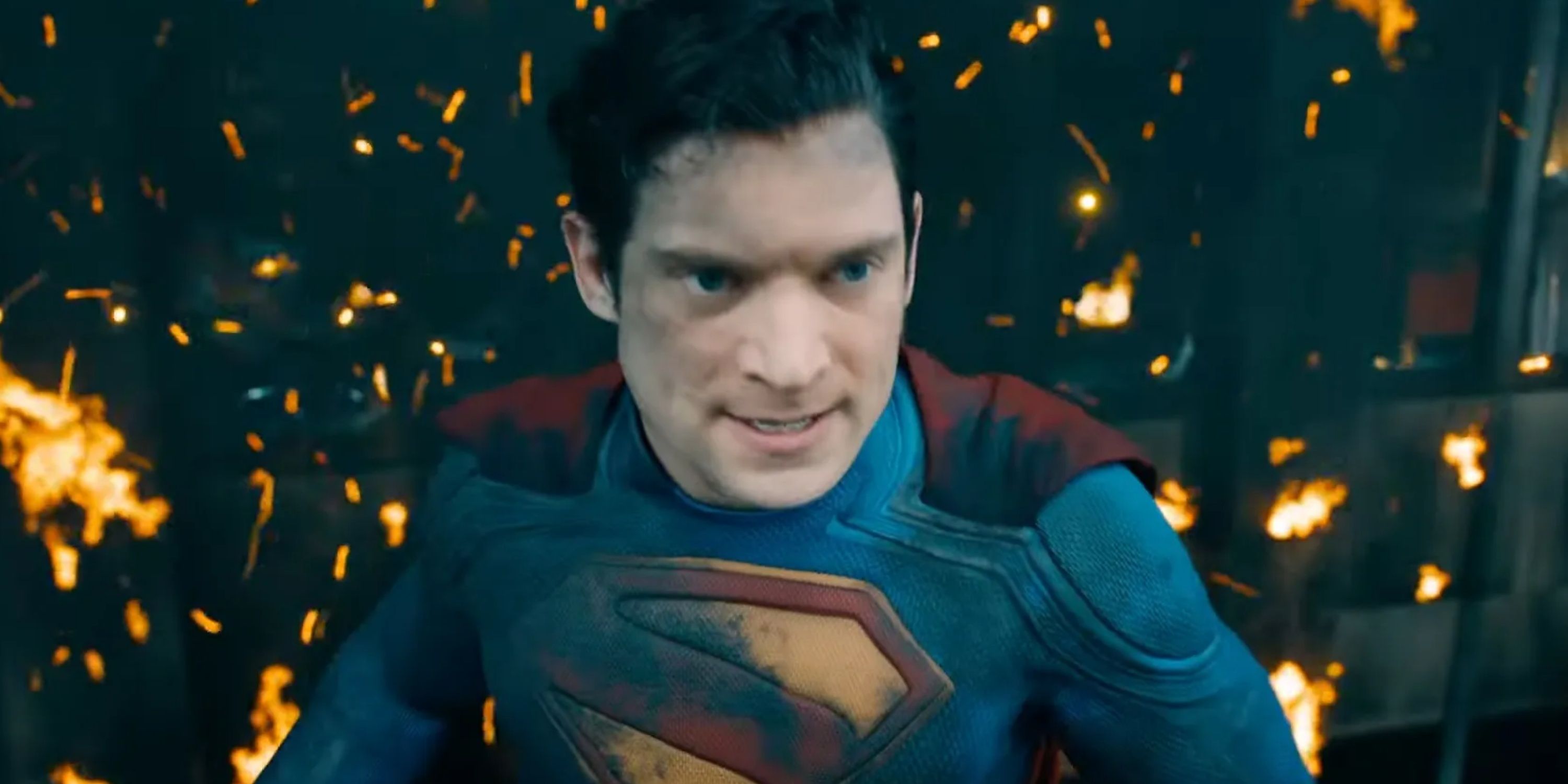 superman fights a kaiju
