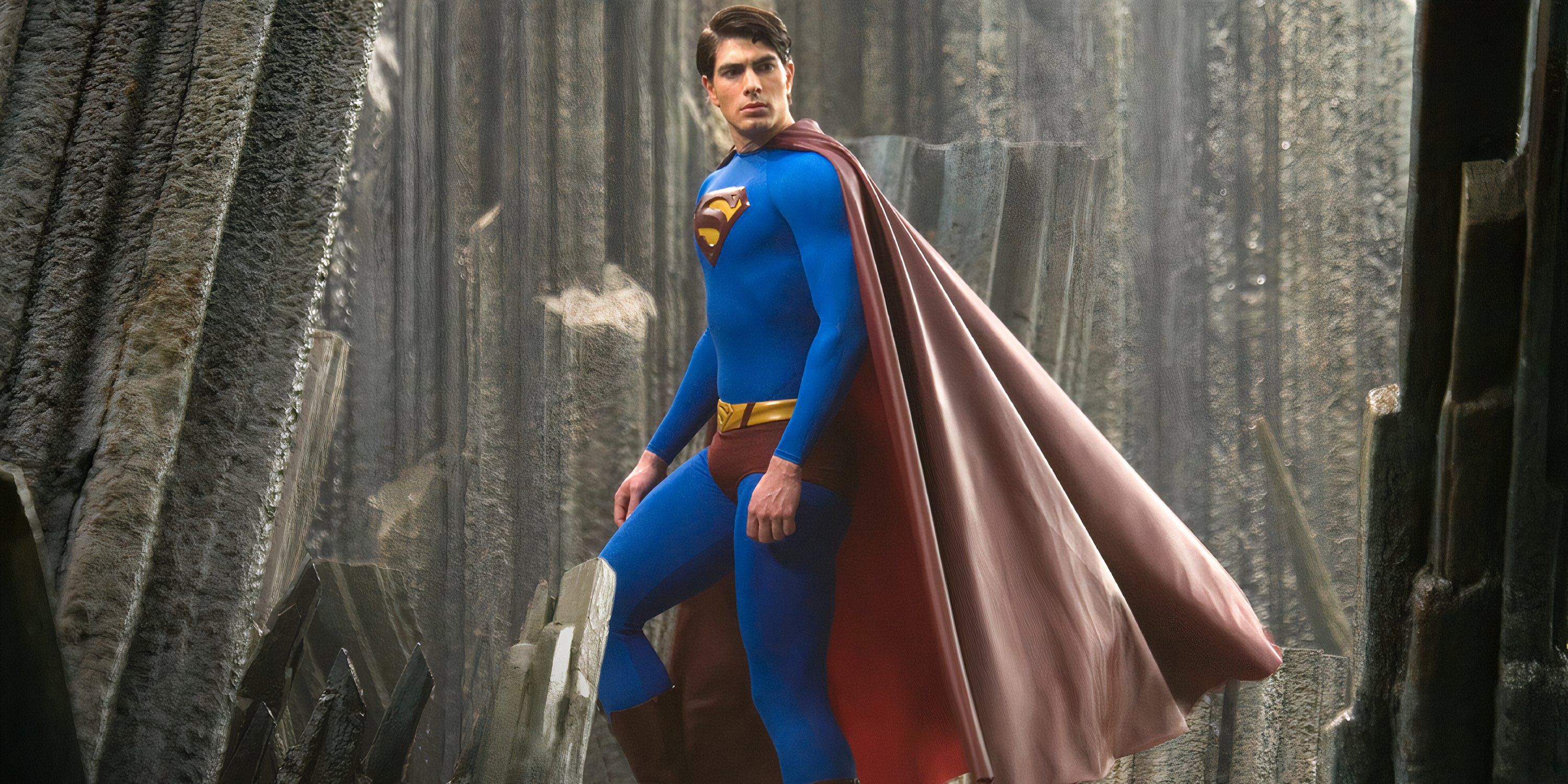 Brandon Routh's Superman on the Kryptonite Island in Superman Returns