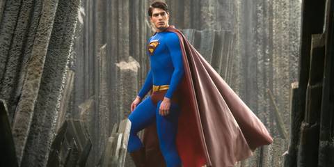 Brandon Routh's Superman on the Kryptonite Island in Superman Returns
