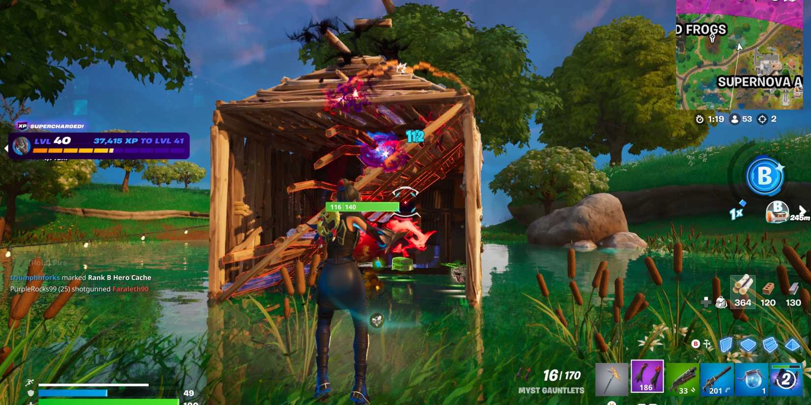 supernova gear damage fortnite