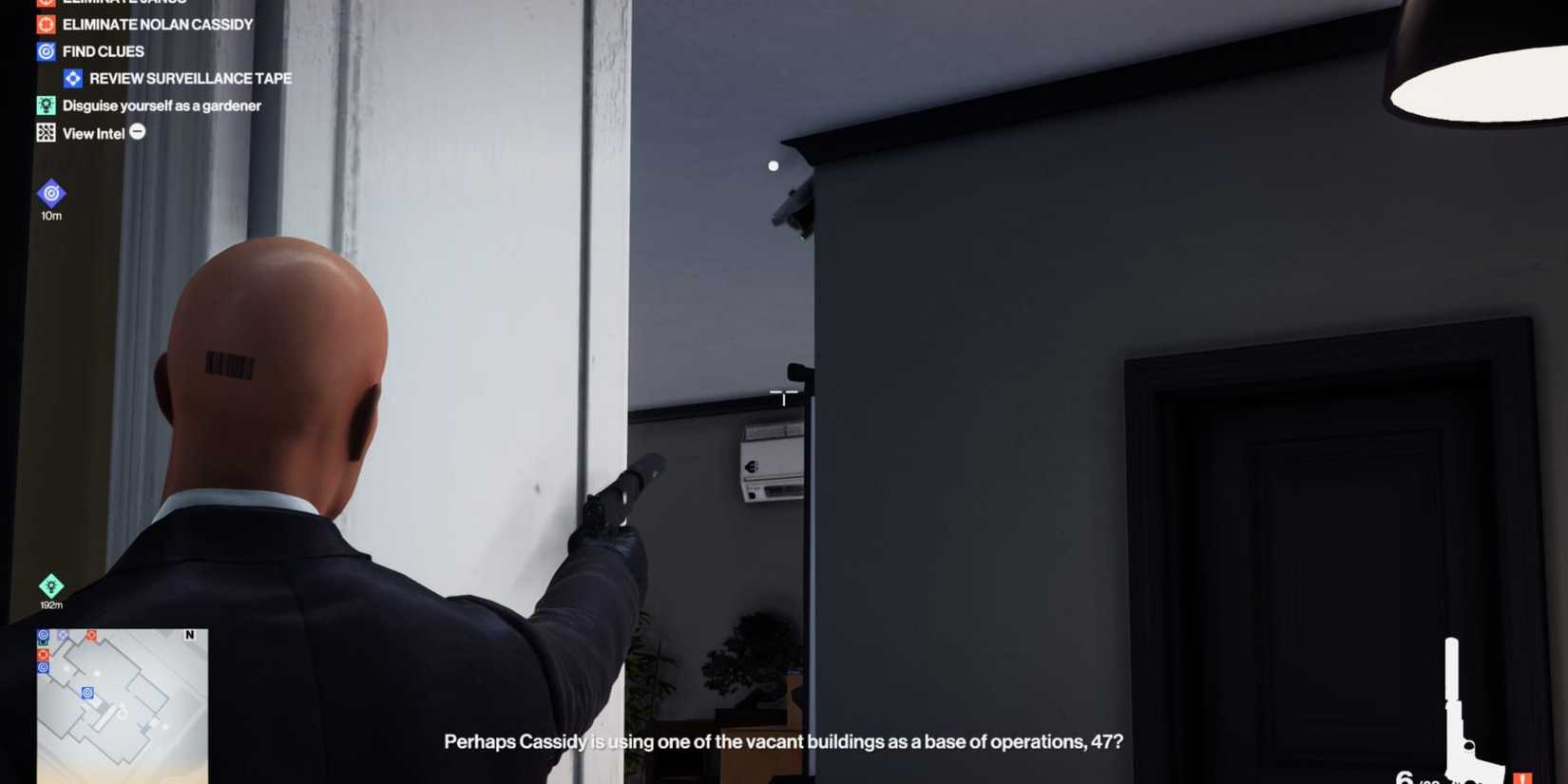 Surveillance Camera Locations at Nolan Cassidy's Property hitman 4-1