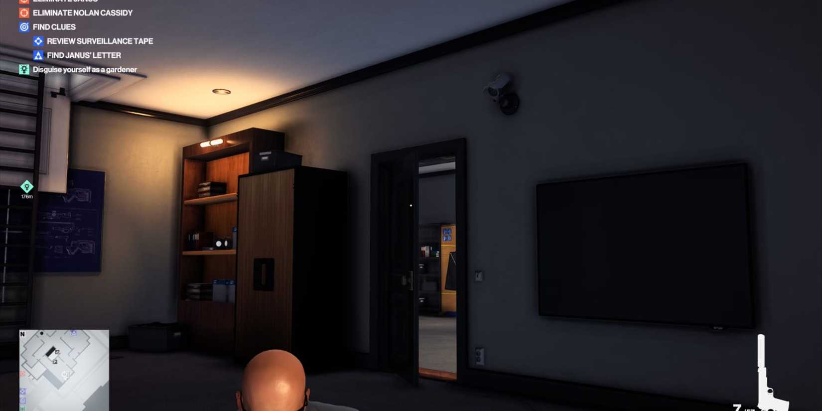 Surveillance Camera Locations at Nolan Cassidy's Property hitman 7