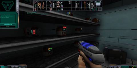 System Shock 2 25th Anniversary Remaster Apollo H4 laser pistol