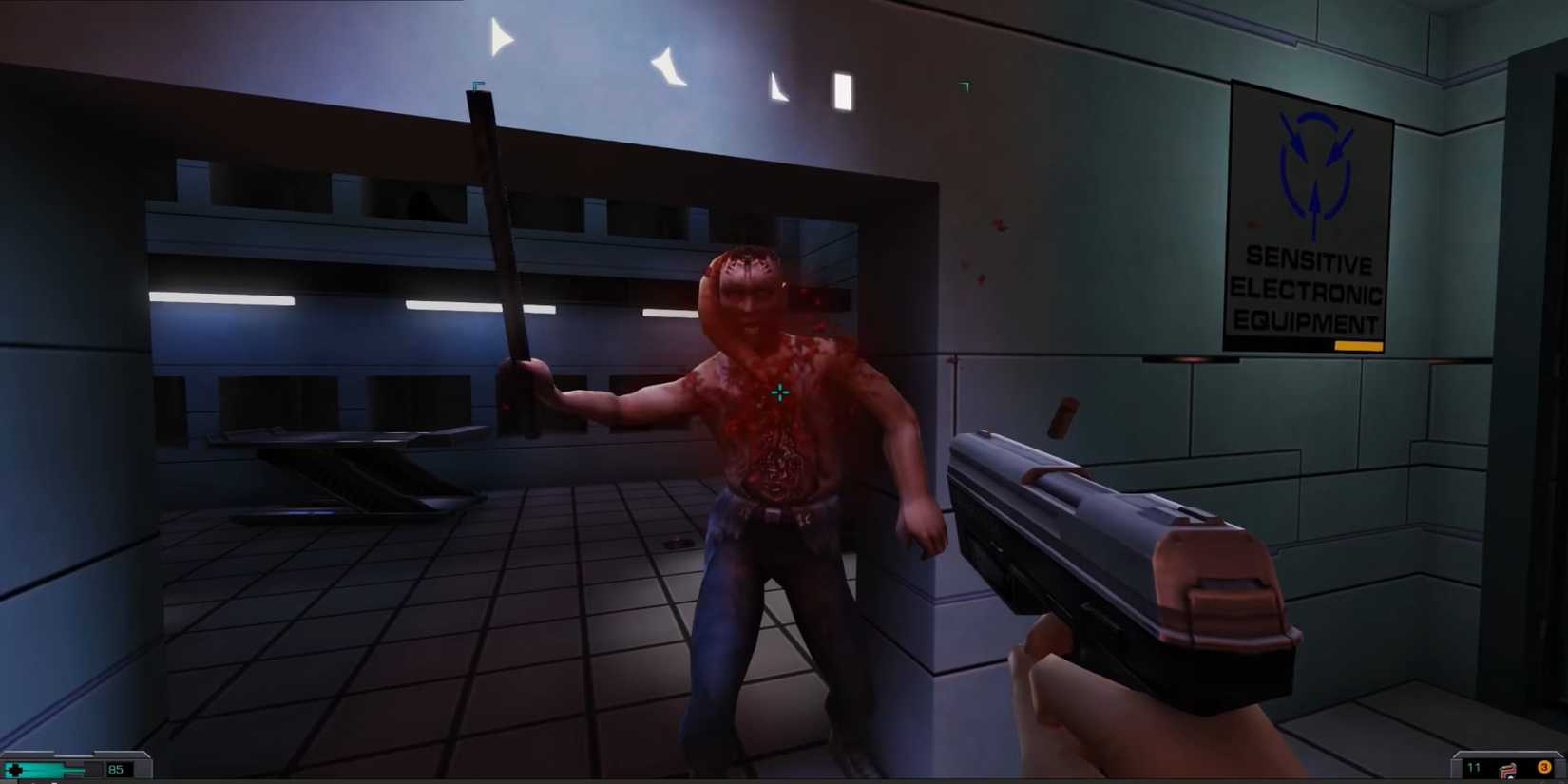 System Shock 2 25th Anniversary Remaster Talon M2A3 pistol