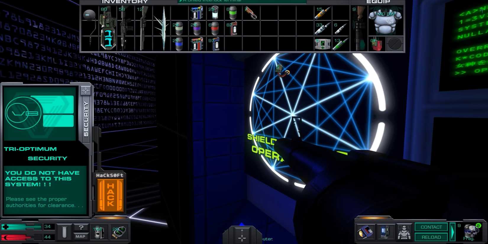 System Shock 2 25th Anniversary Remaster TC11 grenade launcher