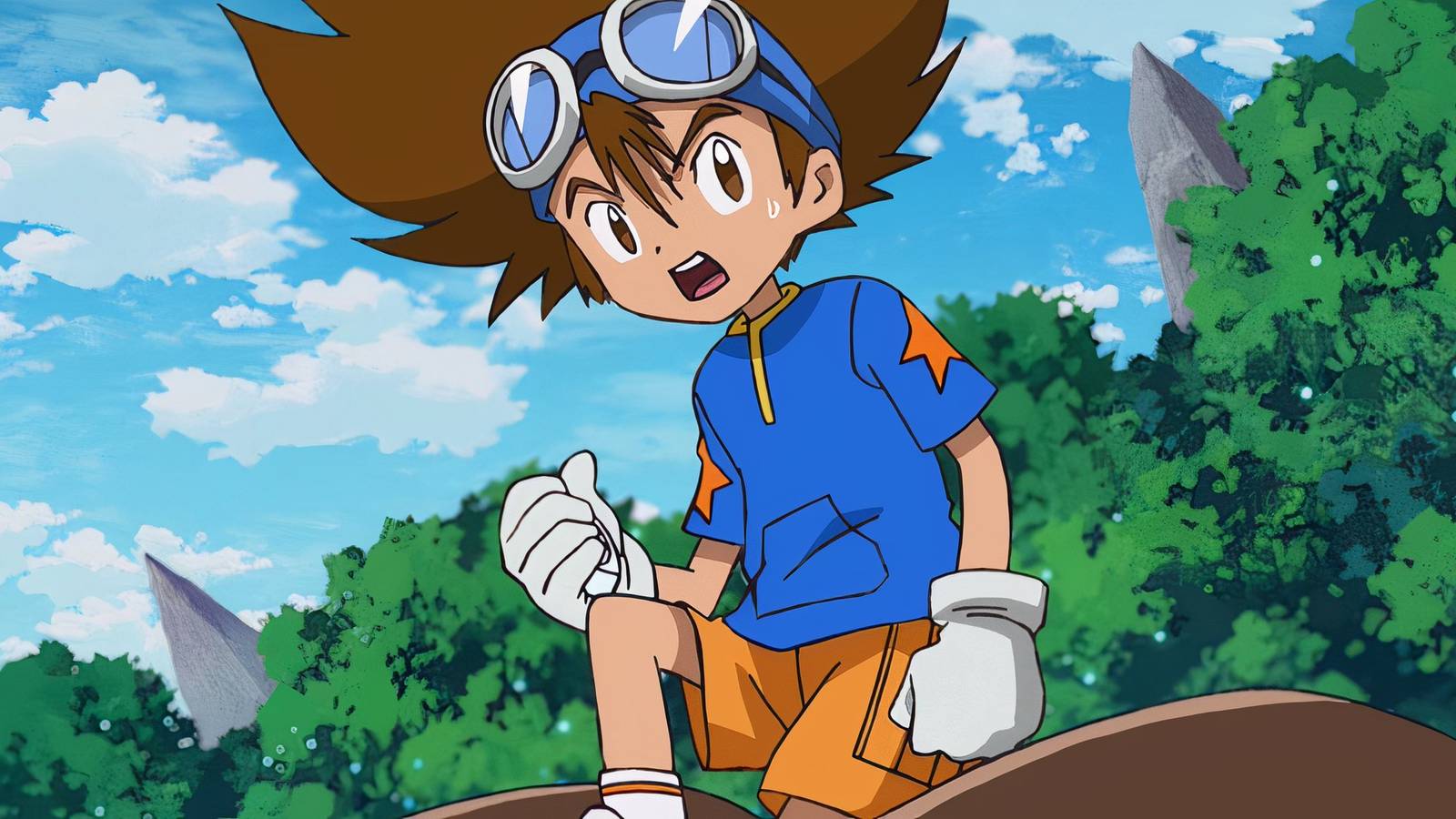 Tai standing in Digimon Adventure (2020)