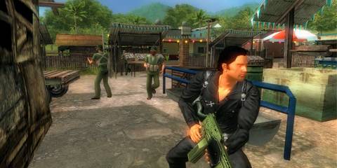 Taking cover in Just Cause (PC)