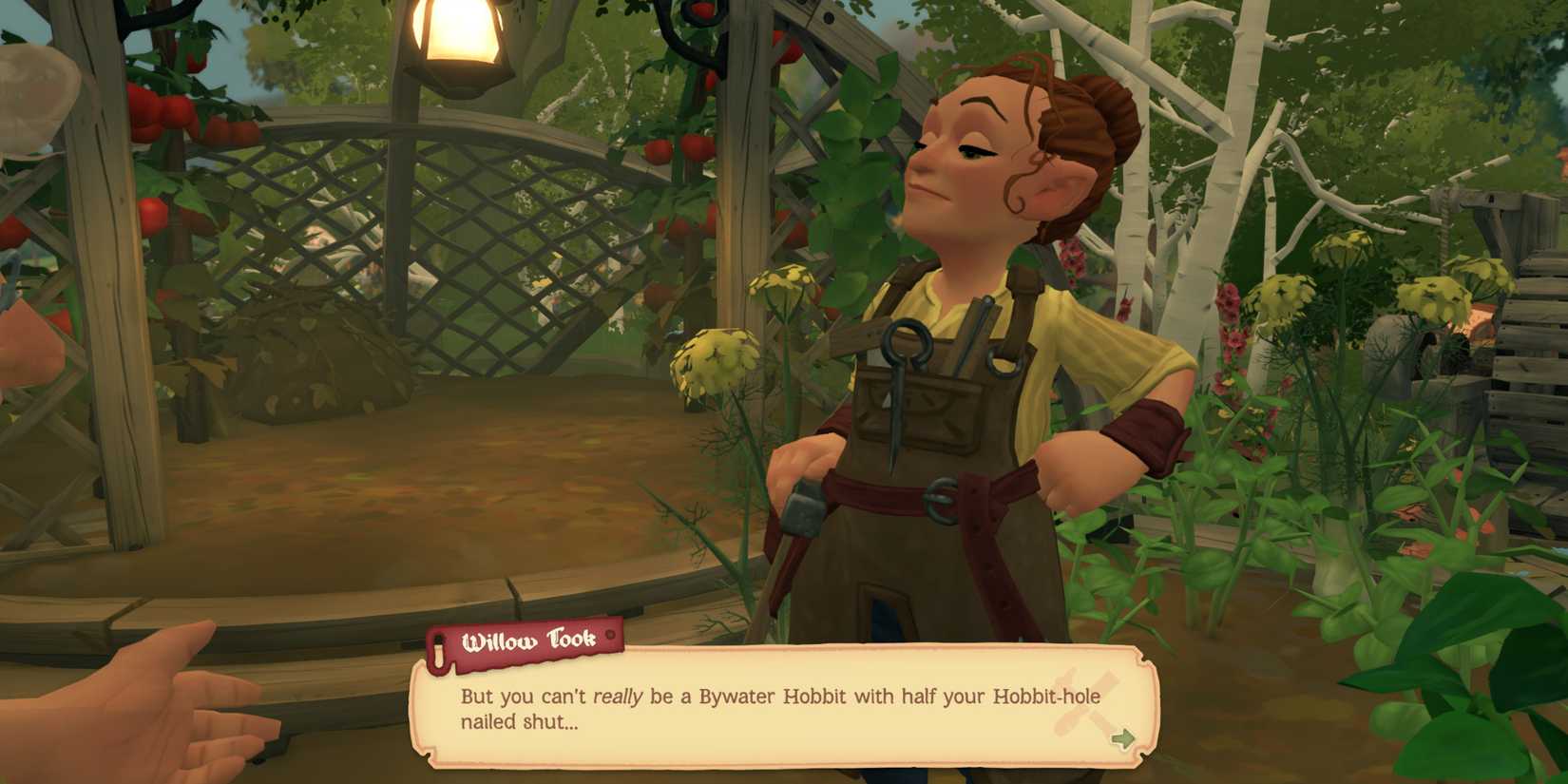 Tales of the Shire Fix Front Door Repair Entrance Willow Took Dialogue Nailed Shut