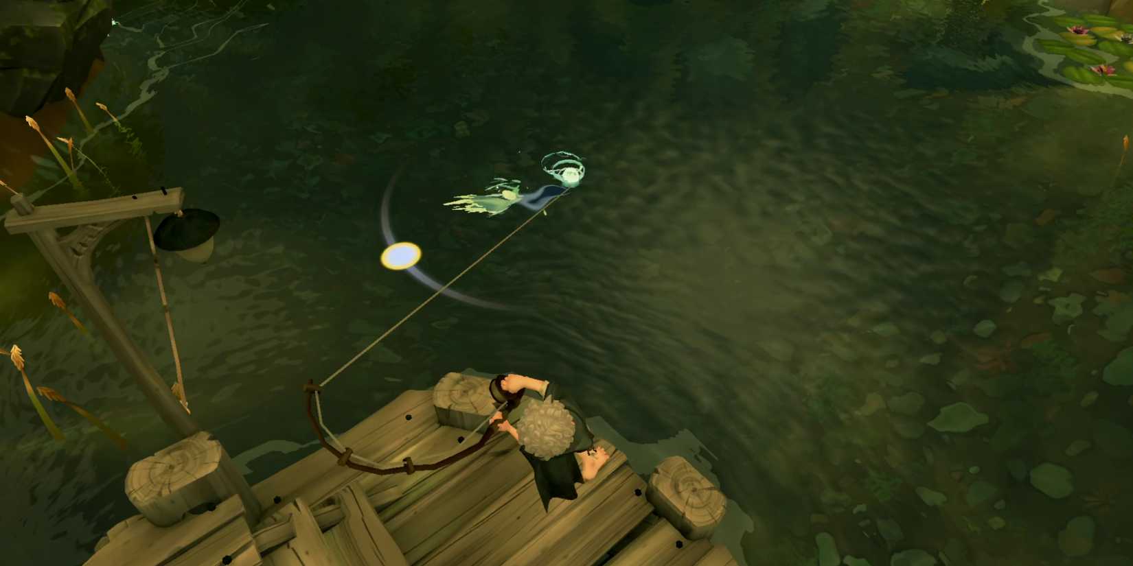 Tales of the Shire Get Fishing Rod Fish Minigame How To Fish 4 Reeling Yellow Tension