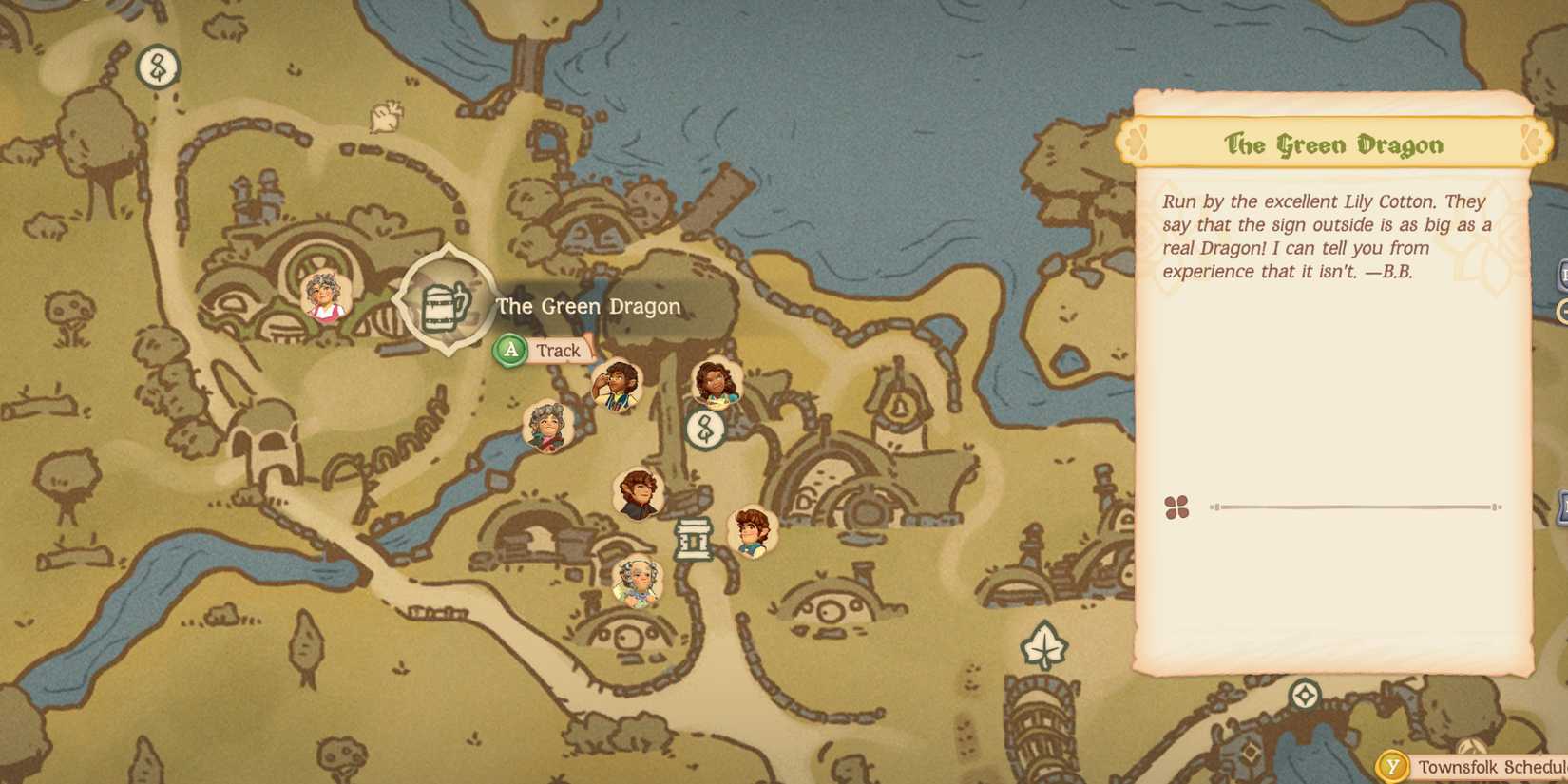 green dragon inn tales of the shire