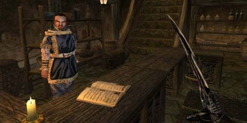 Talking to an innkeeper - The Elder Scrolls III Morrowind