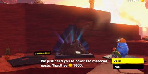 Talking to Constructone in Donkey Kong Bananza