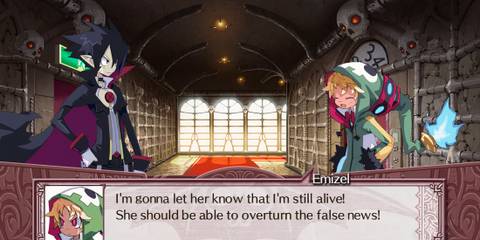 Talking to Emizel in Disgaea 4 A Promise Unforgotten