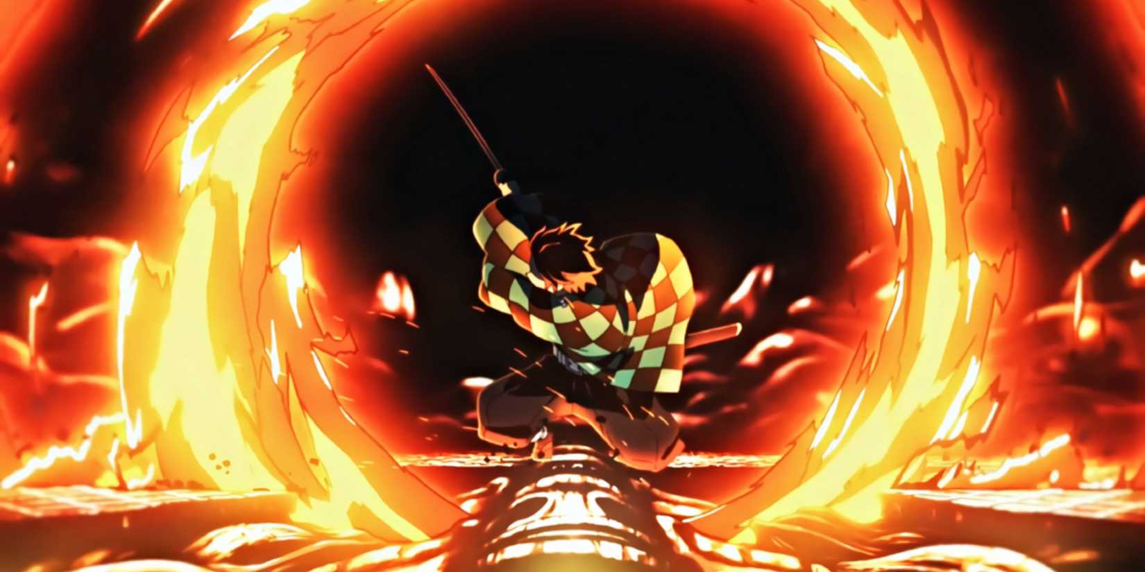 Tanjiro defeats Enmu's train form - Demon Slayer