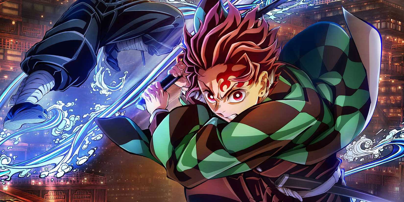 picture: tanjiro kamado in infinity castle poster.