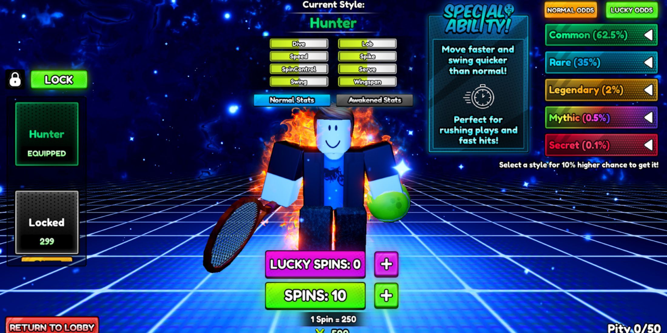 Tennis Zero Hunter