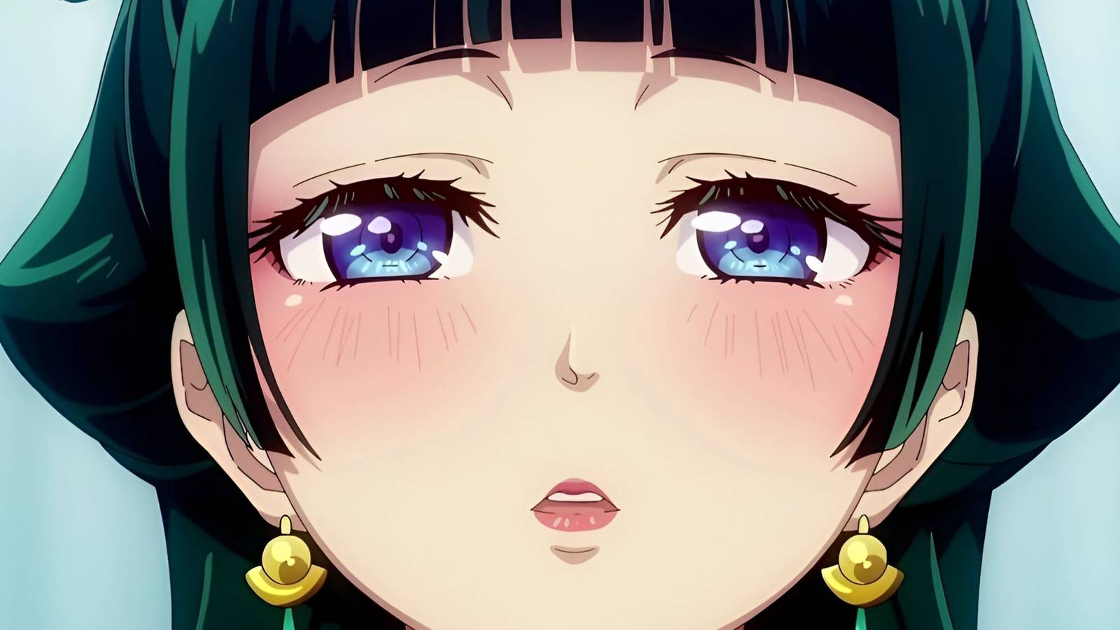 the apothecary diaries maomao blushing