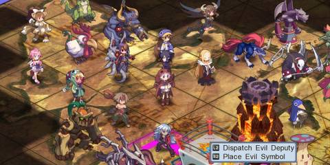 The character map in Disgaea 4 A Promise Unforgotten