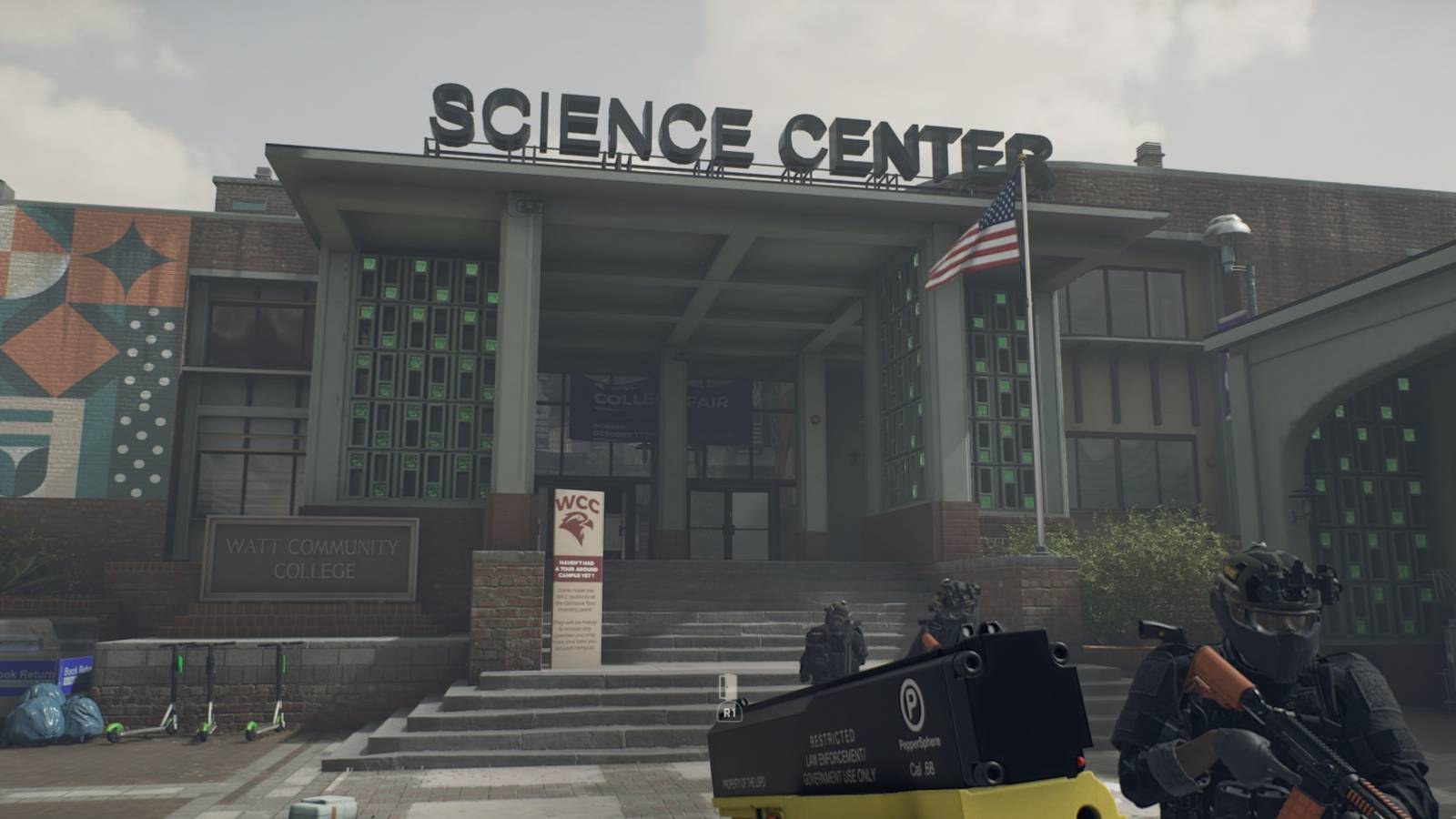 the community college in the elephant mission