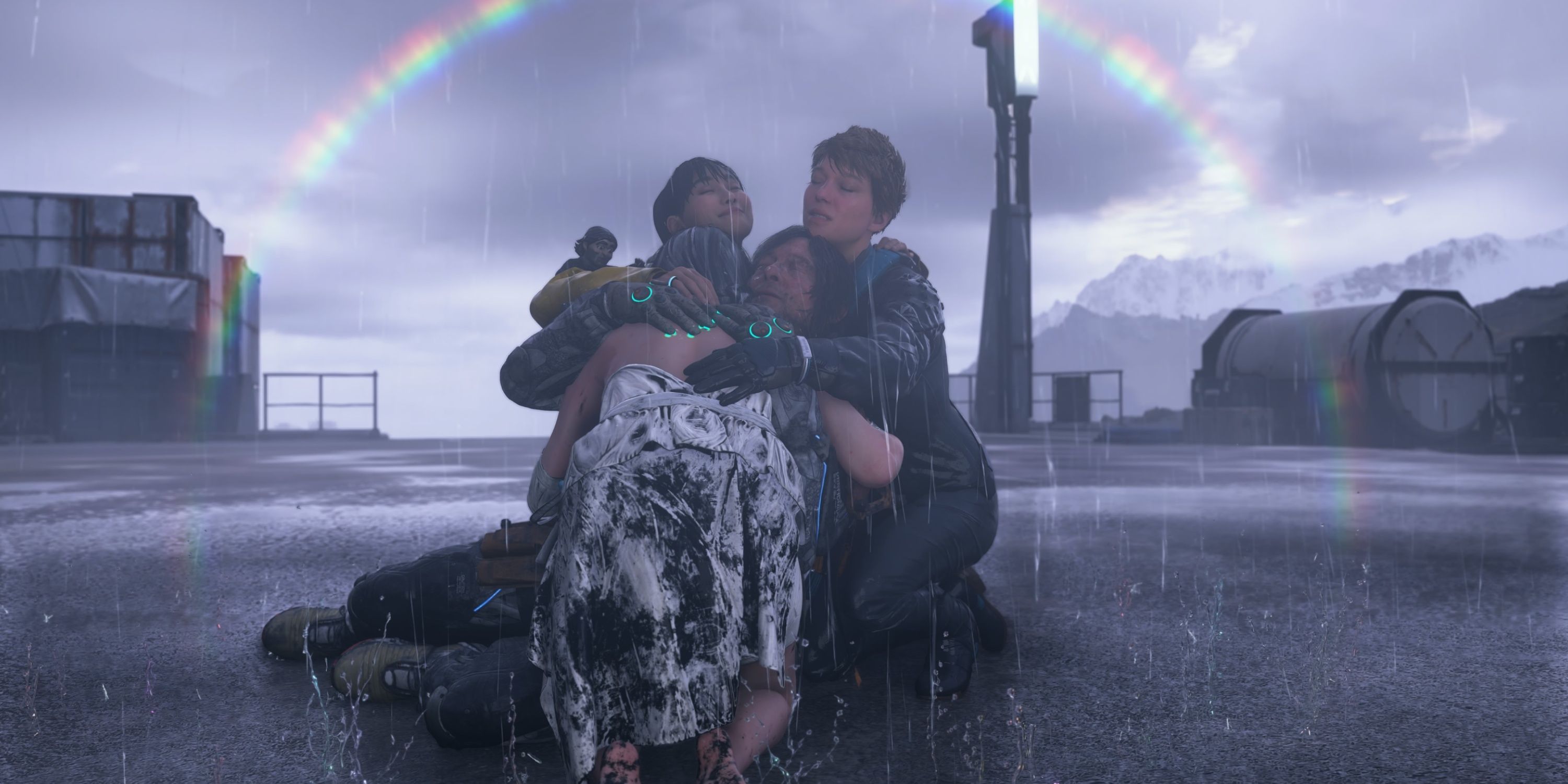 the dooms gang hug