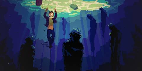 The Drifter drowned pixel art screenshot