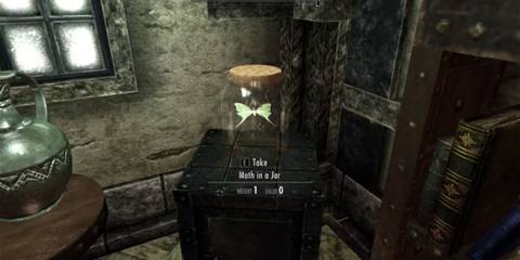 The Elder Scrolls V Skyrim moth in jar