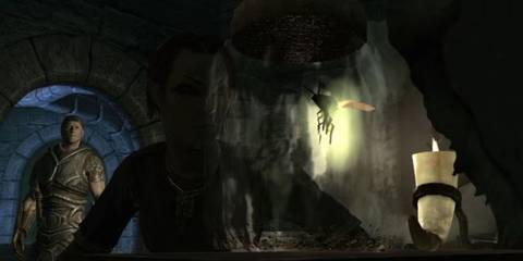 The Elder Scrolls V Skyrim torchbug in jar