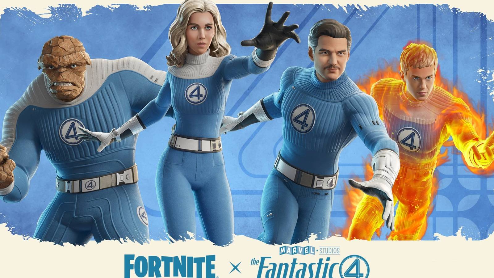 the fantastic four in fortnite