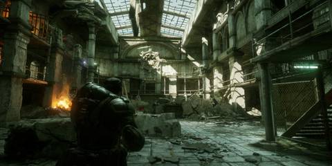 The game's third person combat system - Gears Of War