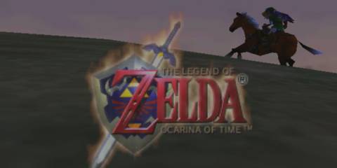 The game's title screen - The Legend Of Zelda Ocarina Of Time