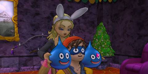 The hero getting a massage in Dragon Quest 8 Journey Of The Cursed King
