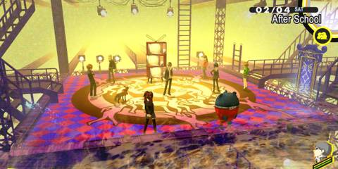 The main cast in the TV world - Persona 4