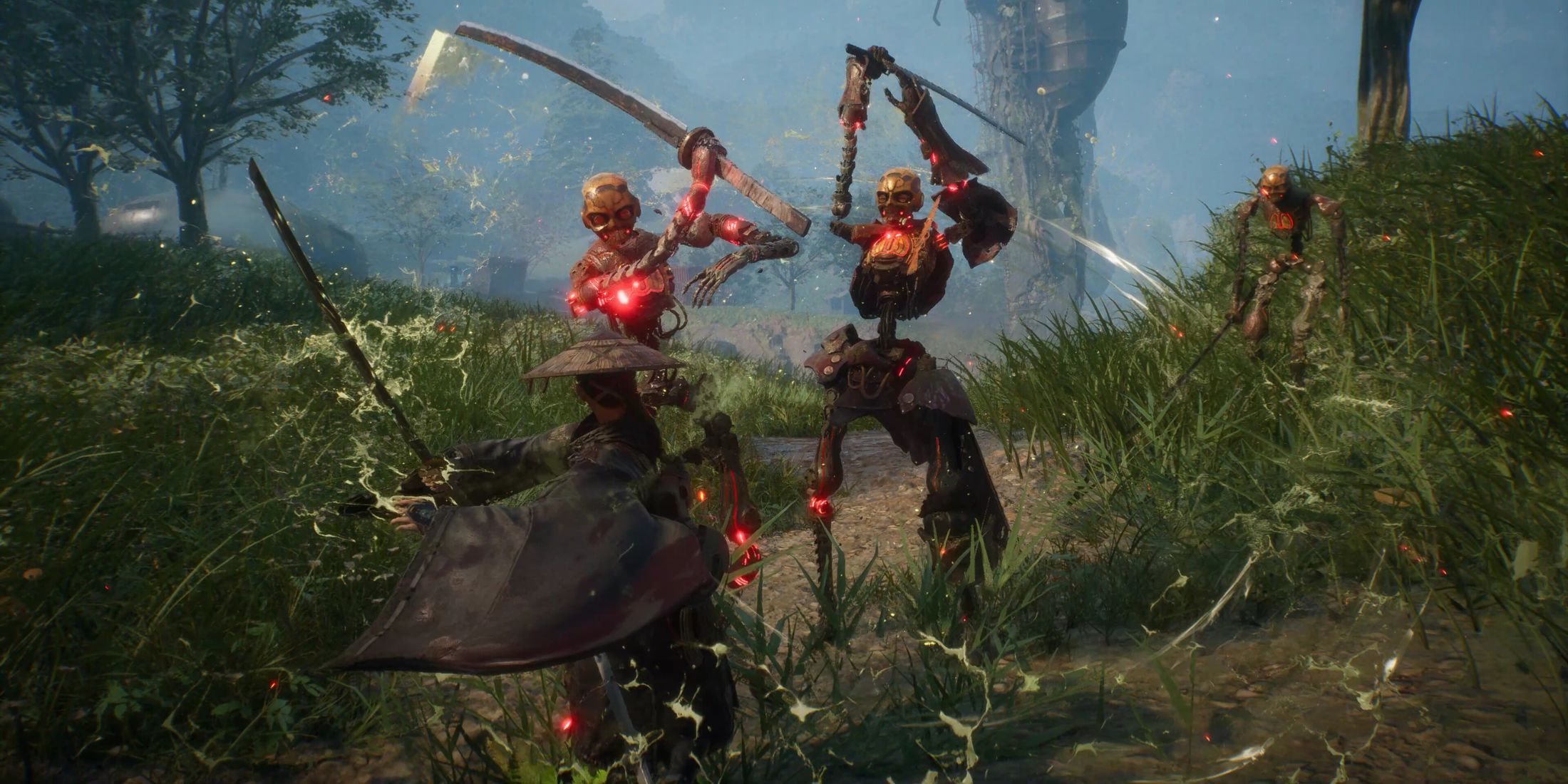 The main character fighting a bunch of enemies - Beast Of Reincarnation