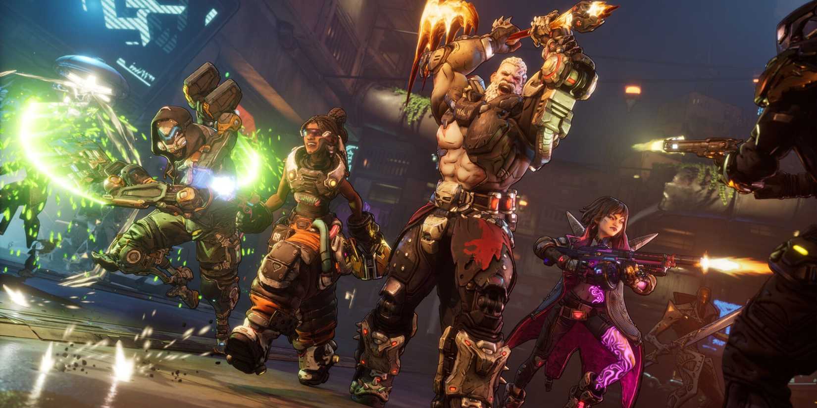 The main Vault Hunters of Borderlands 4.