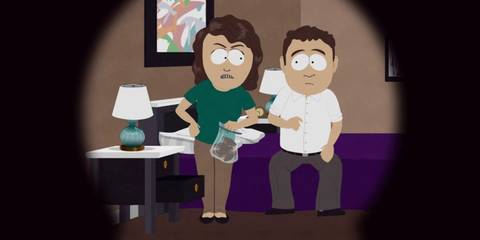 The new kid's parents in South Park The Fractured But Whole