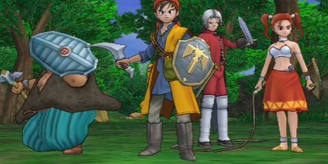The party in Dragon Quest 8 Journey Of The Cursed King