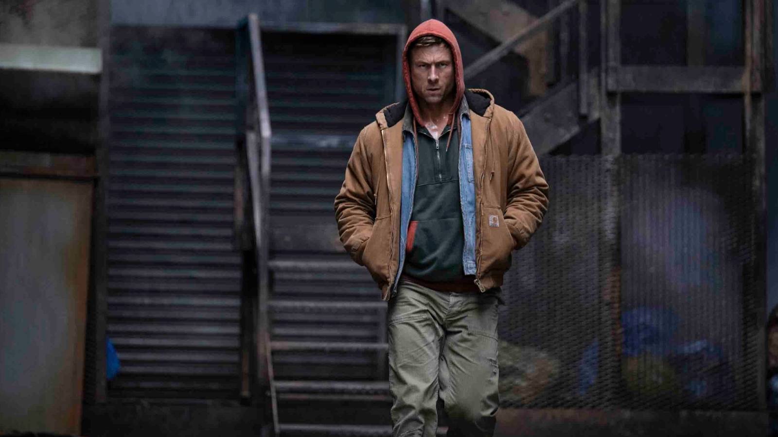 Glen Powell as Ben Richards in The Running Man