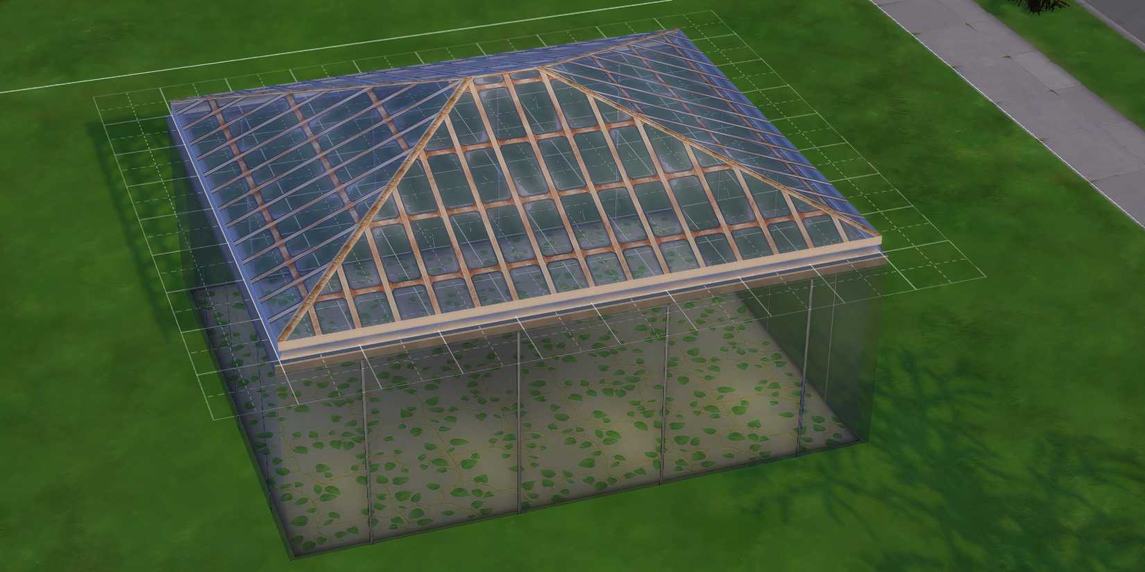 The Sims 4 Glass Walls