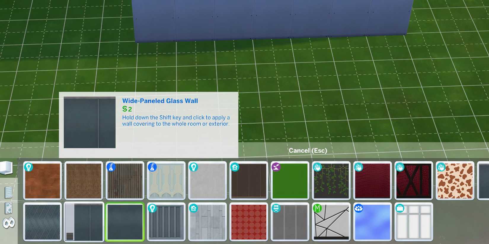 The Sims 4 - Glass Wall