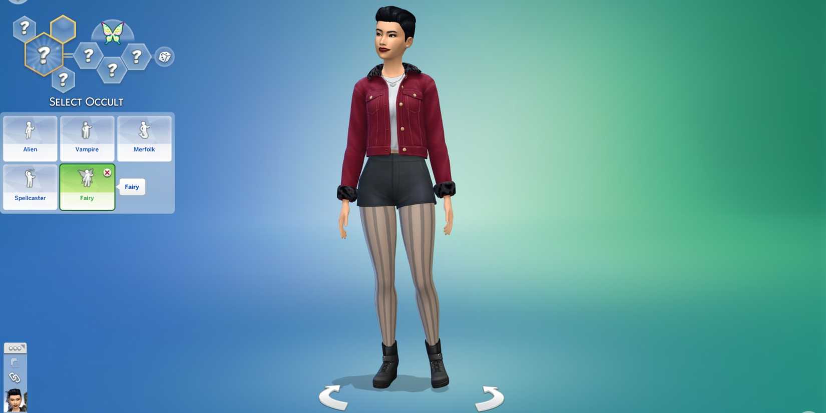 the sims 4 cas fairy sim