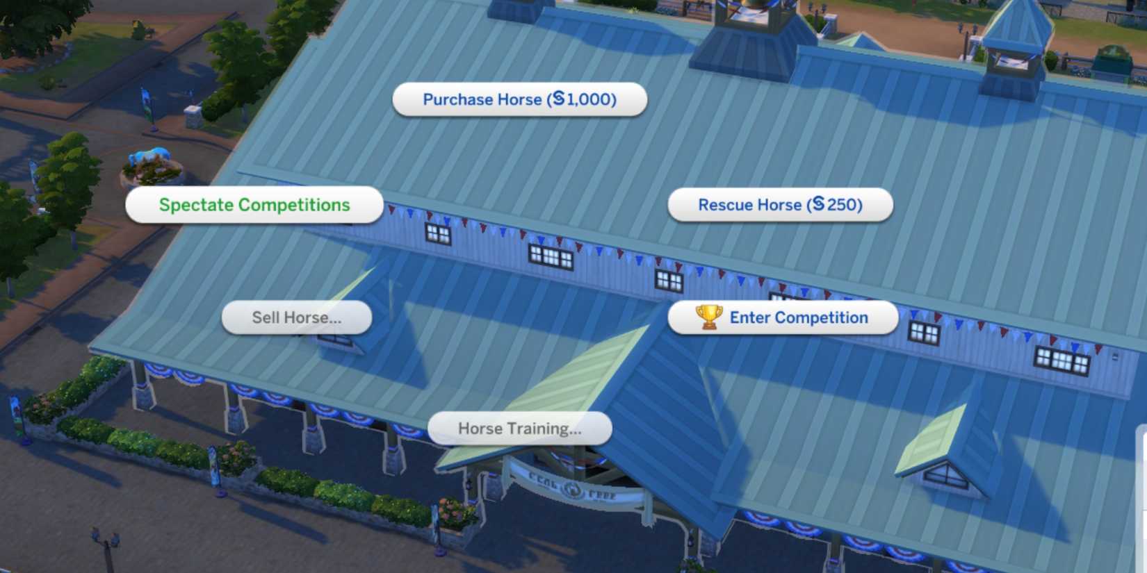 the sims 4 Spectate Competitions at the Equestrian Center (Bonus)