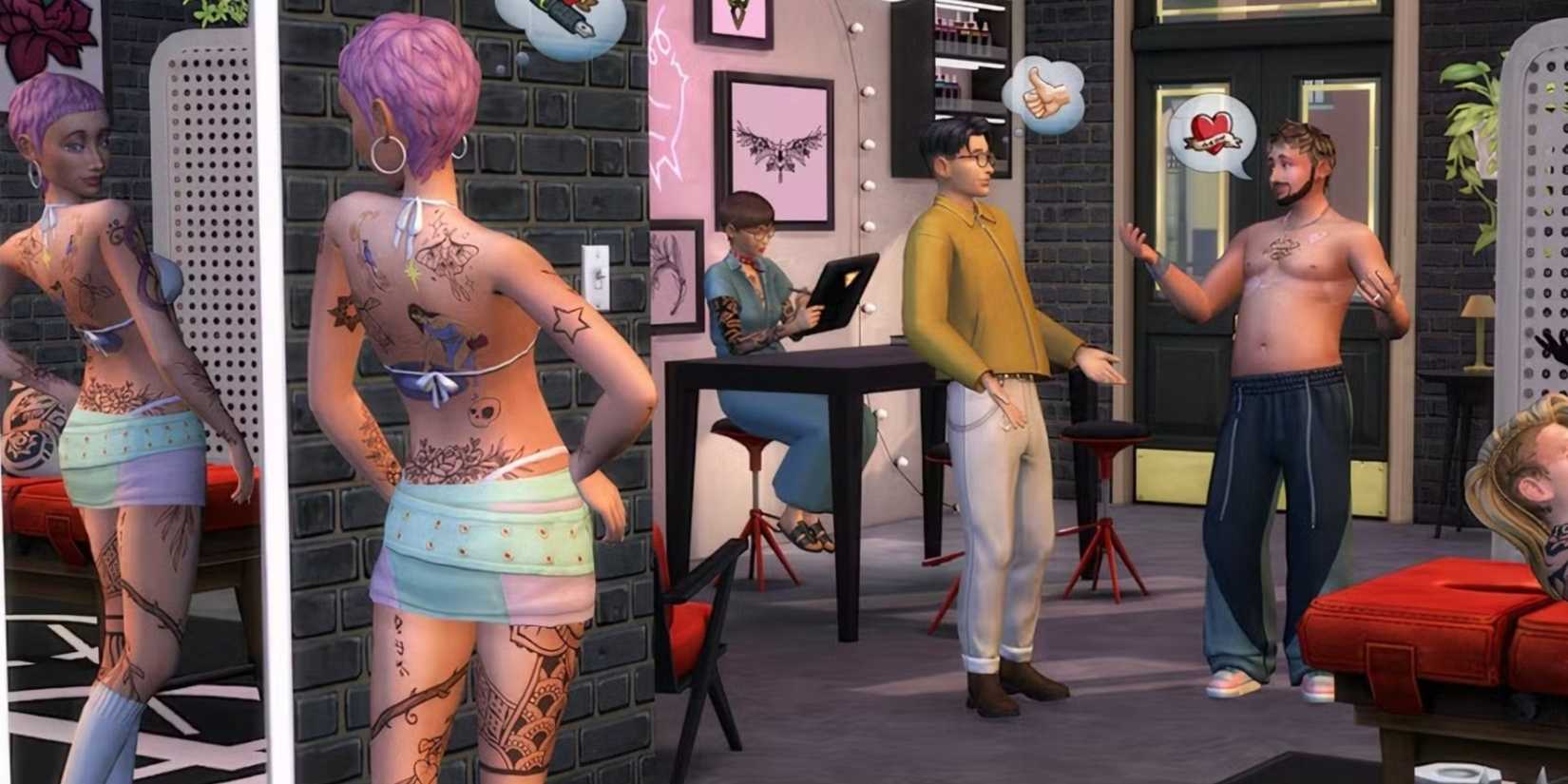 the sims 4 players creates pokemon inspired tattoos
