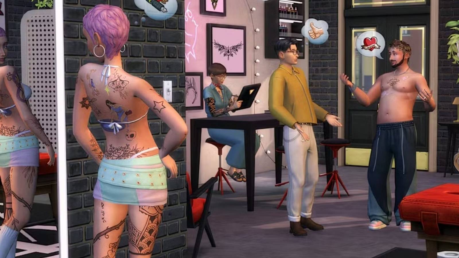 the sims 4 players creates pokemon inspired tattoos
