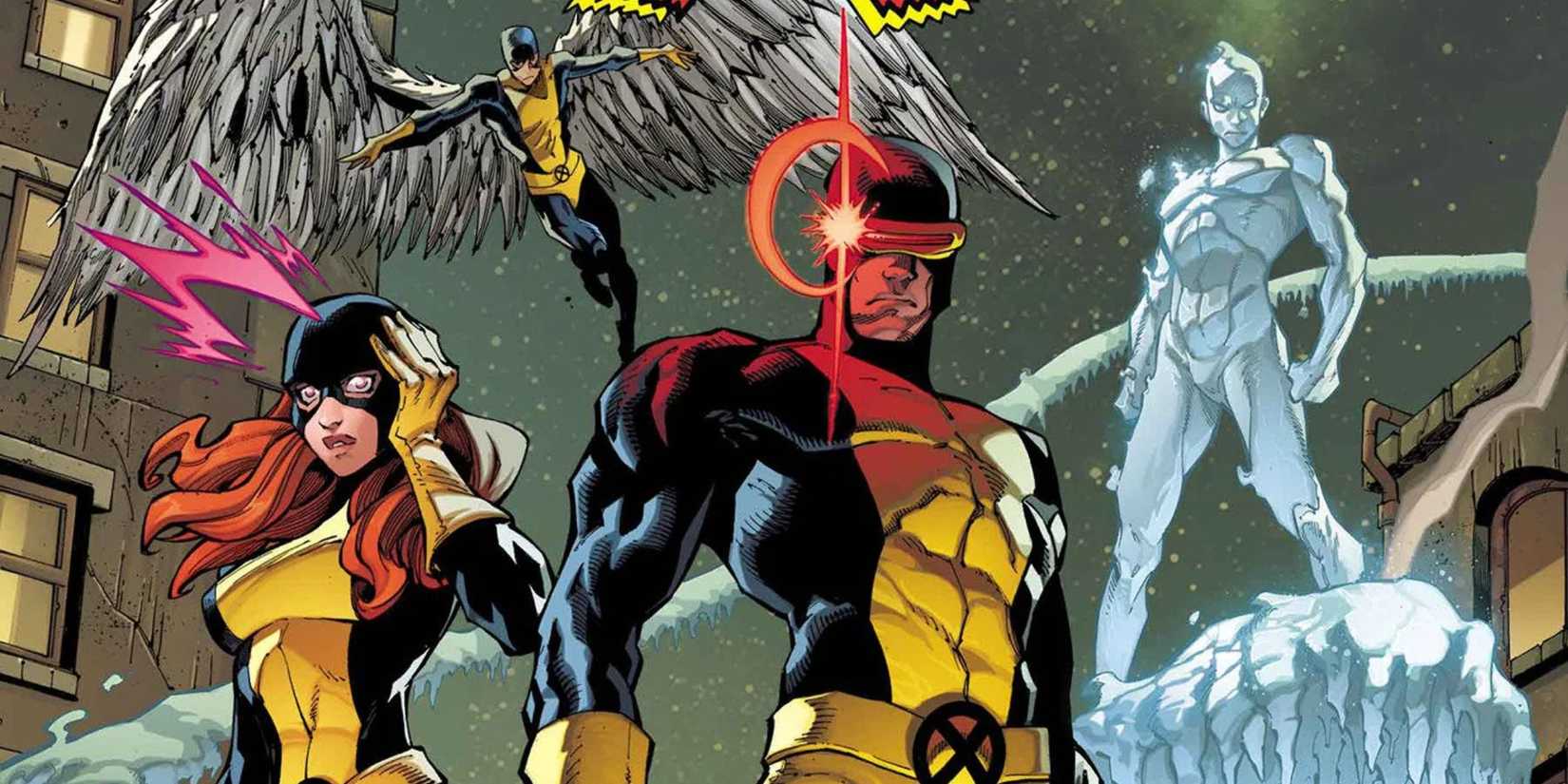 The X-Men team in Marvel Comics