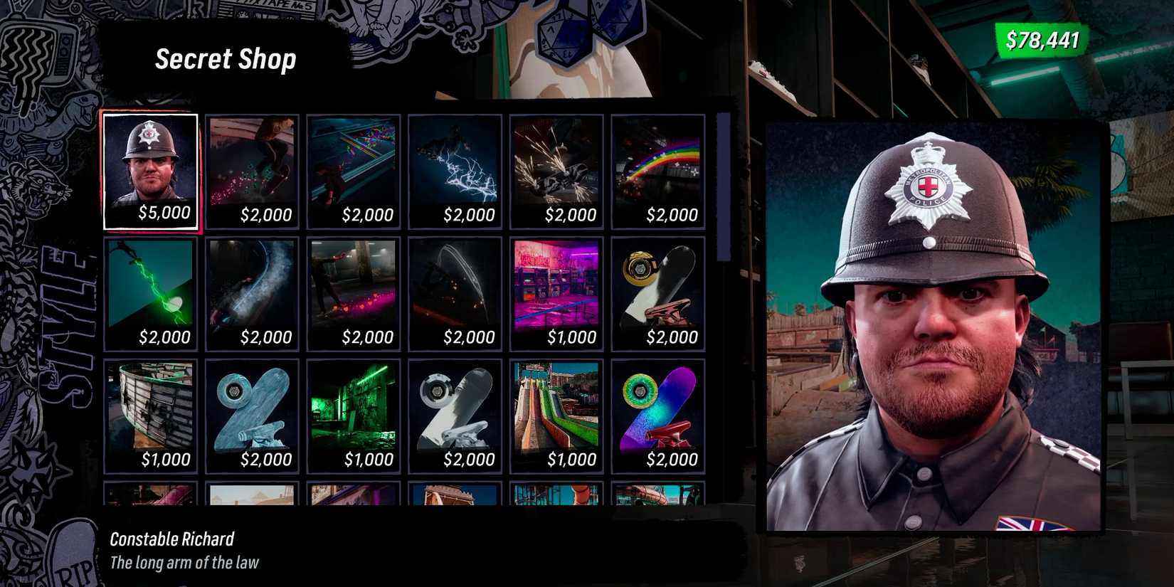 thps-3-4-officer-dick-secret-store