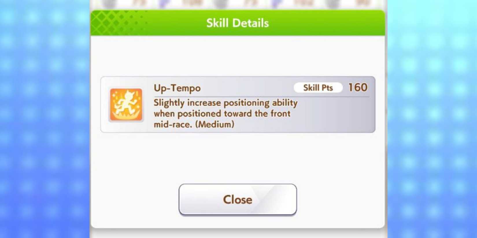 Up-Tempo in Umamusume